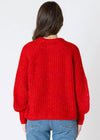 Crewneck Textured Cardigan - Dex