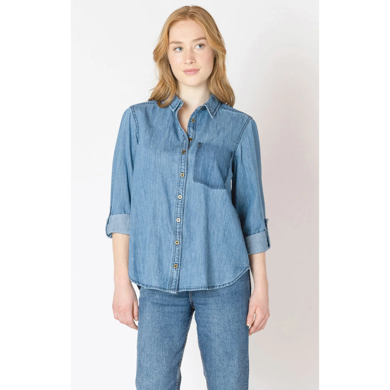 Washed Pocket Denim Shirt - Dex