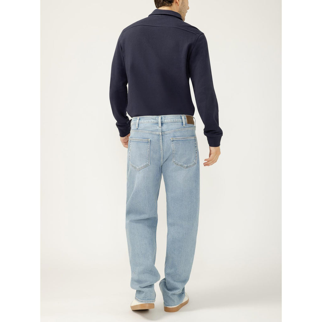 Relaxed Straight Jean - Silver