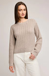 Janice Crewneck Pullover Sweater - Gentle Fawn