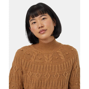 Highline Pom Neck Sweater - Ten Tree