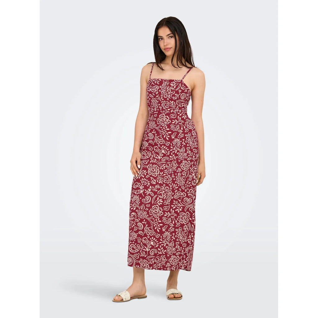 Jakiri Linen Strap Midi Dress - Only