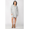 LS V-Neck Mini Sweater Dress - Dex