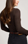 Arlen Mock Neck Sweater - Gentle Fawn