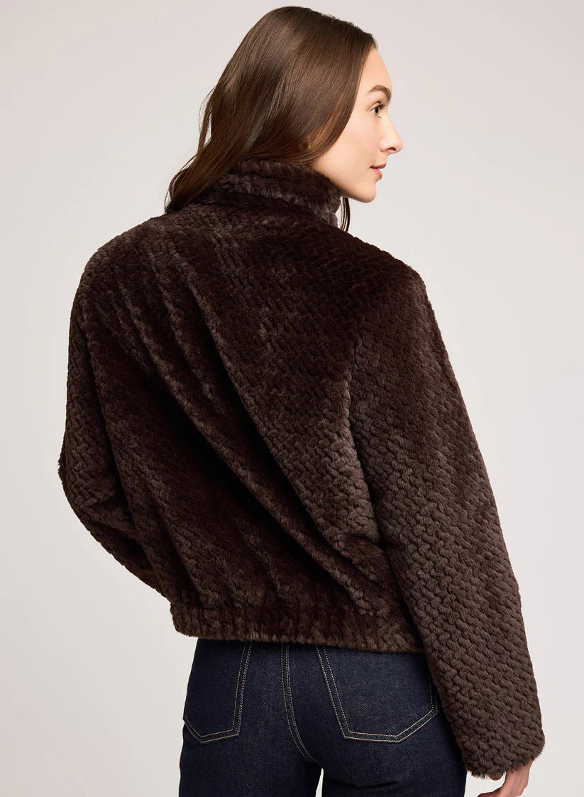 Calista Faux Fur Jacket - Gentle Fawn
