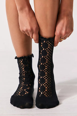 Rubies Crochet Socks - Free People