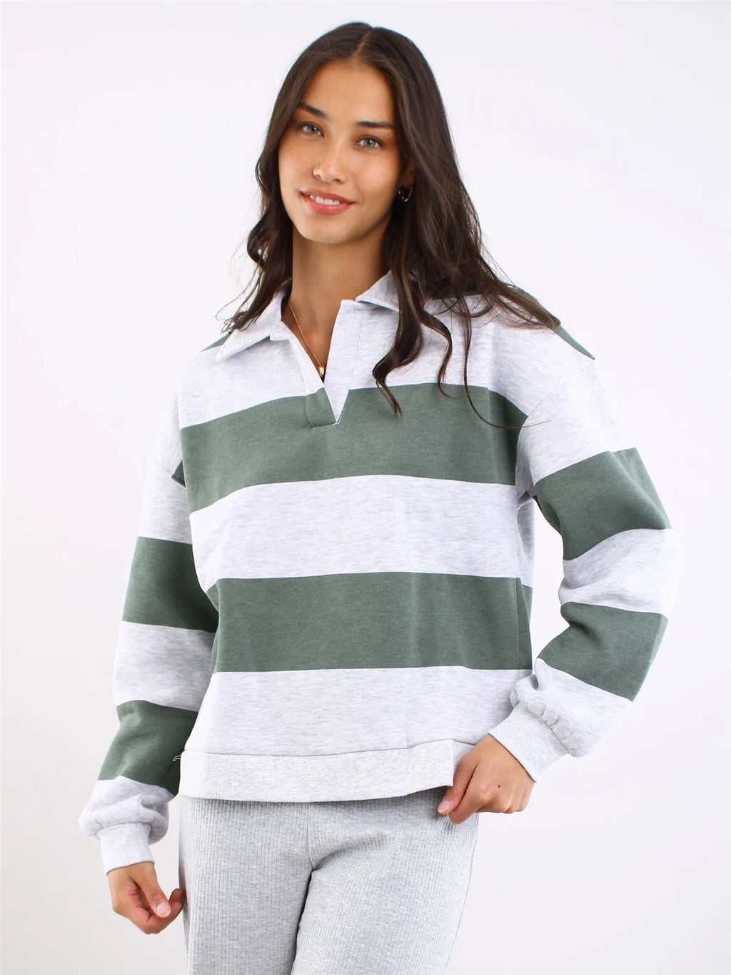Sonja LS Sweat Polo - Vero Moda