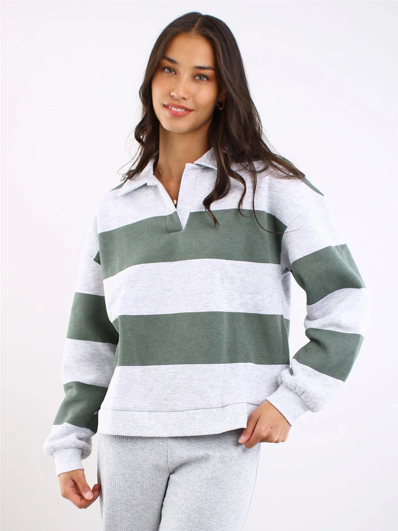 Sonja LS Sweat Polo - Vero Moda