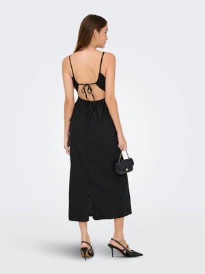 Jakiri Linen Strap Midi Dress - Only
