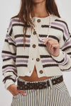 Lila Stripe Cardi - Free People