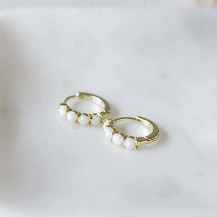 Opal Kiss Hoop Earring - Glee