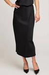 Bonnie Satin Midi Skirt - Gentle Fawn