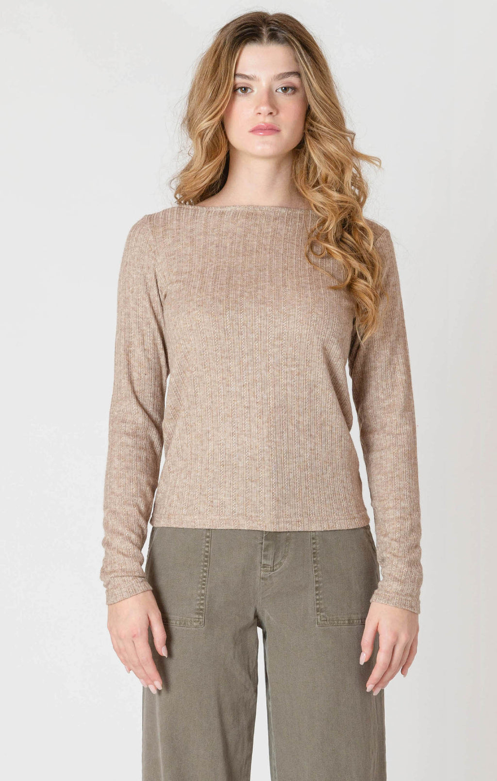 Boatneck Textured Top - Room 34