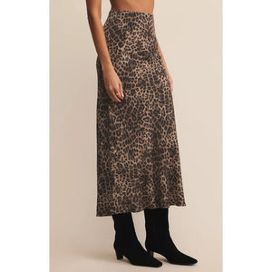 Izabel Leopard Skirt - Z Supply