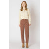 Embroidered Crewneck Cardigan - Dex
