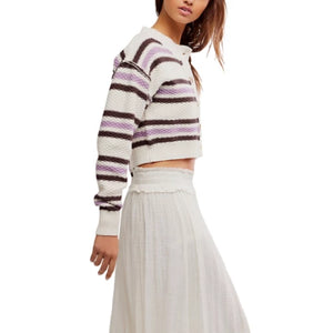 Lila Stripe Cardi - Free People