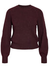 Nola L/S Raglan O-Neck Knit - Noisy May