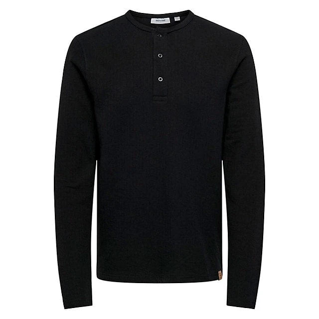 Ashford Slim Henley LS Shirt - Only & Sons