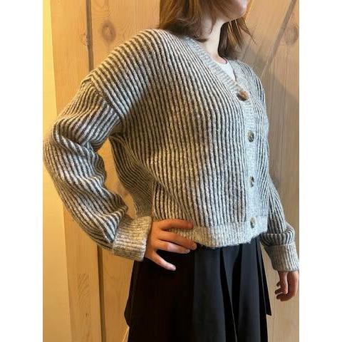 Dimi L/S V-Neck Knit Cardigan - Noisy May