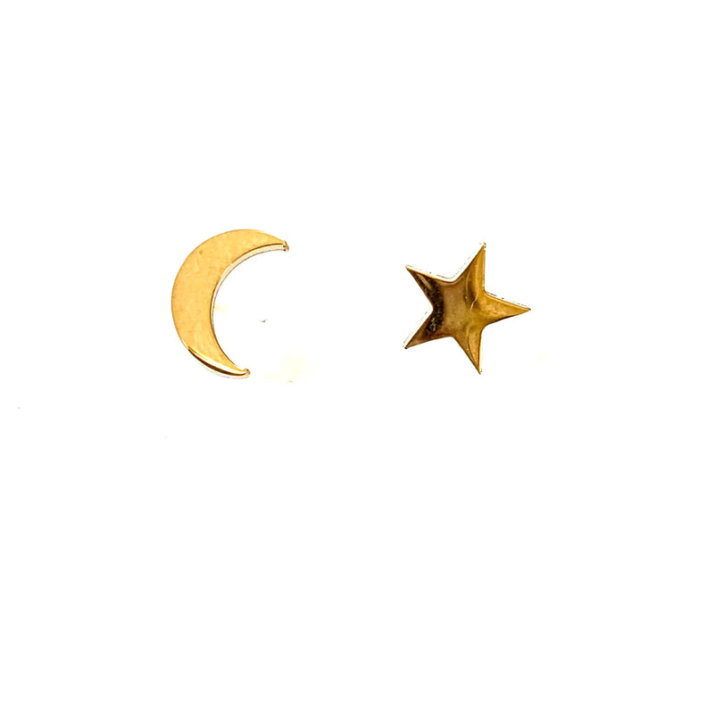 Moon & Star Earring - Royce & Oak