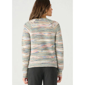 LS Buttoned Spacedye Cardigan - Dex