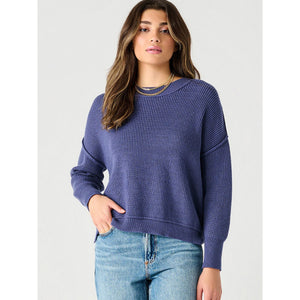 LS Drop Shoulder Mockneck Sweater - Dex