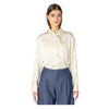 Floral Jacquard Blouse - Black Tape