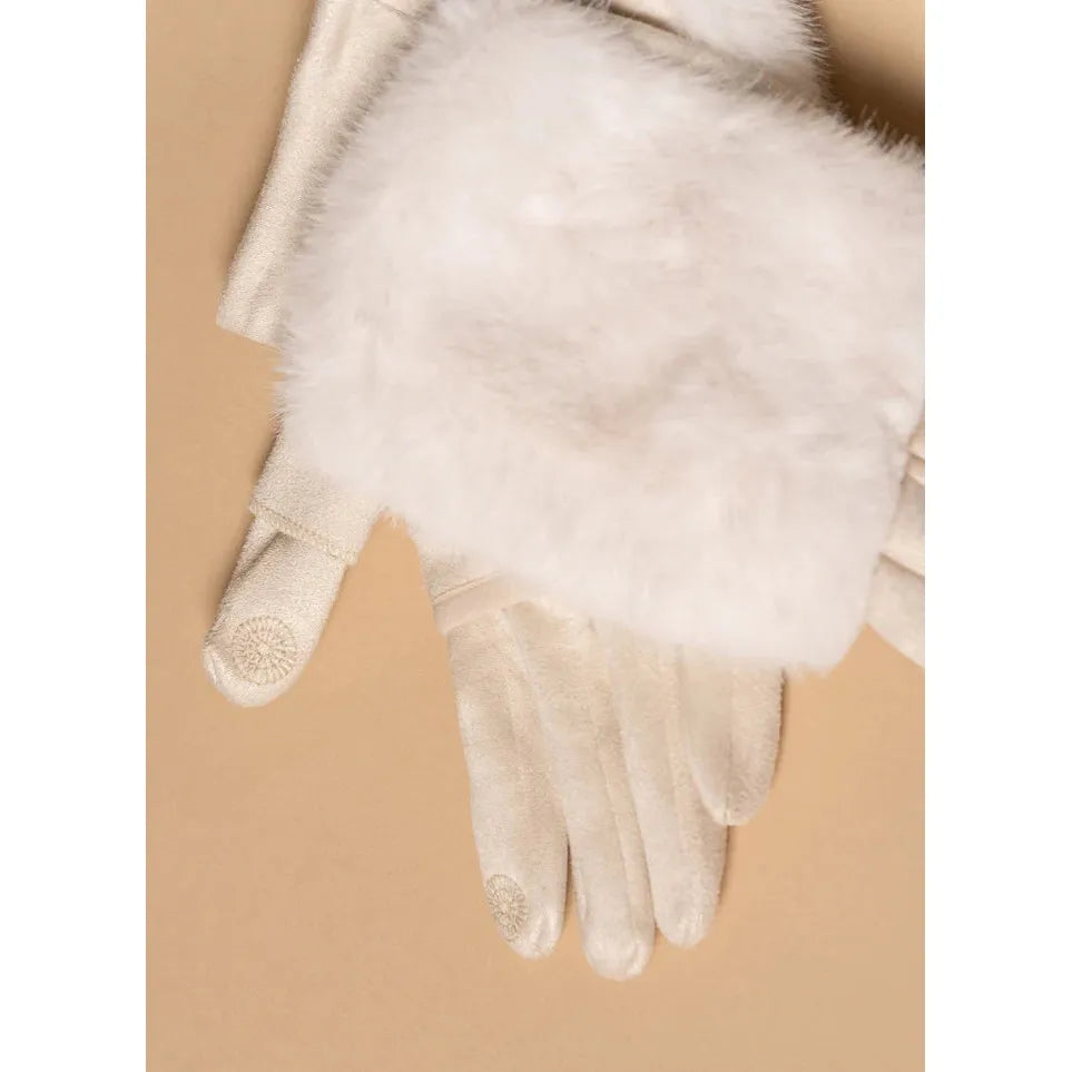 Two Piece Fur Gloves - C'est Moi