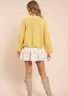 Sunroof Half Buttoned Cardigan - Sadie & Sage