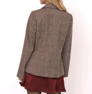 Ambition Houndstooth Blazer - Sadie & Sage
