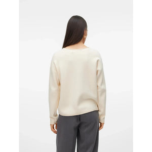 Saba Roll LS O-Neck Pullover - Vera Moda