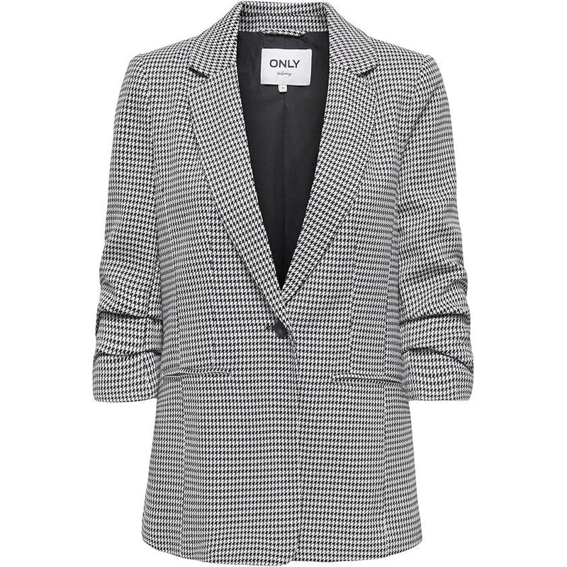 Lettie Life 3/4 Check Blazer - Only