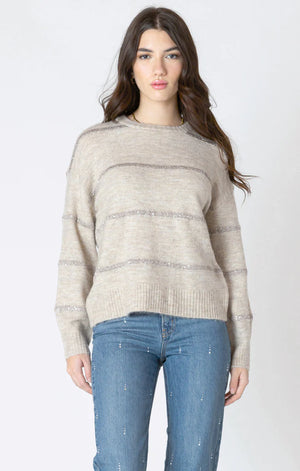 Sequin Stripe Sweater - Dex