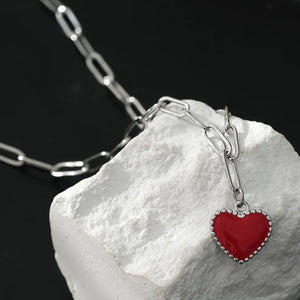 Heart Rouge Necklace - Hackney Nine