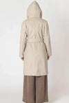 Belted Hooded Coat - Room 34