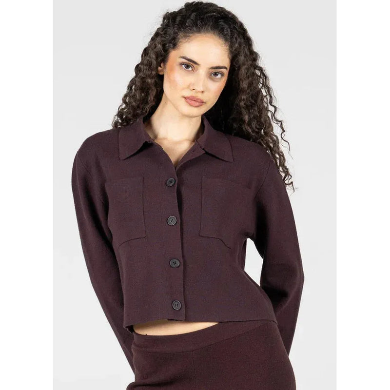 Crop Button Cardigan - C'est Moi