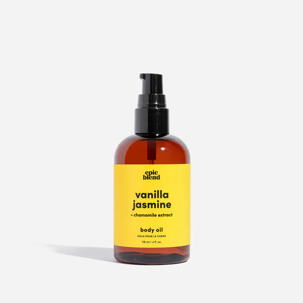 Vanilla Jasmine Body Oil 4oz - Epic Blend