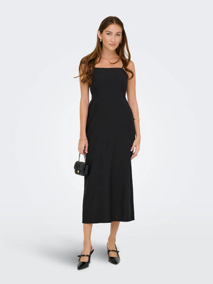 Jakiri Linen Strap Midi Dress - Only