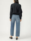 Barrel Leg Jean - Silver