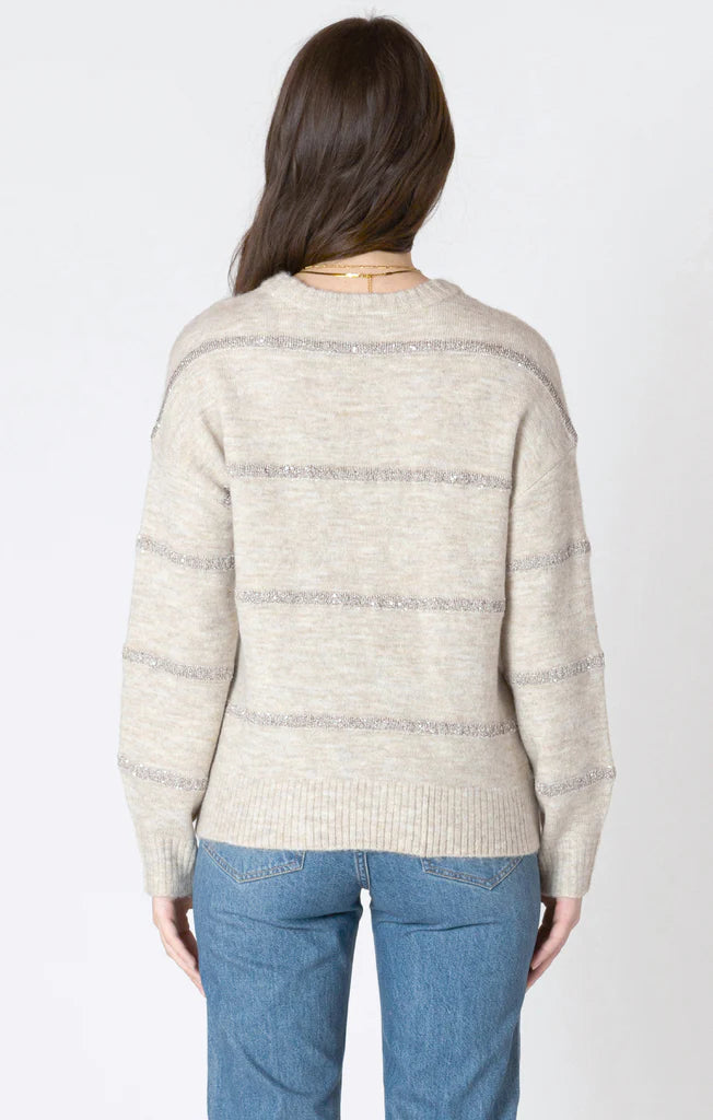 Sequin Stripe Sweater - Dex