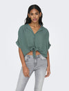 Paula Life S/S Tie Shirt Woven - Only