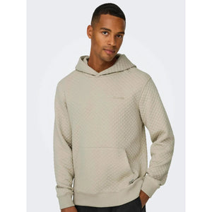 Adler Reg Quilt Hoodie - Only & Sons