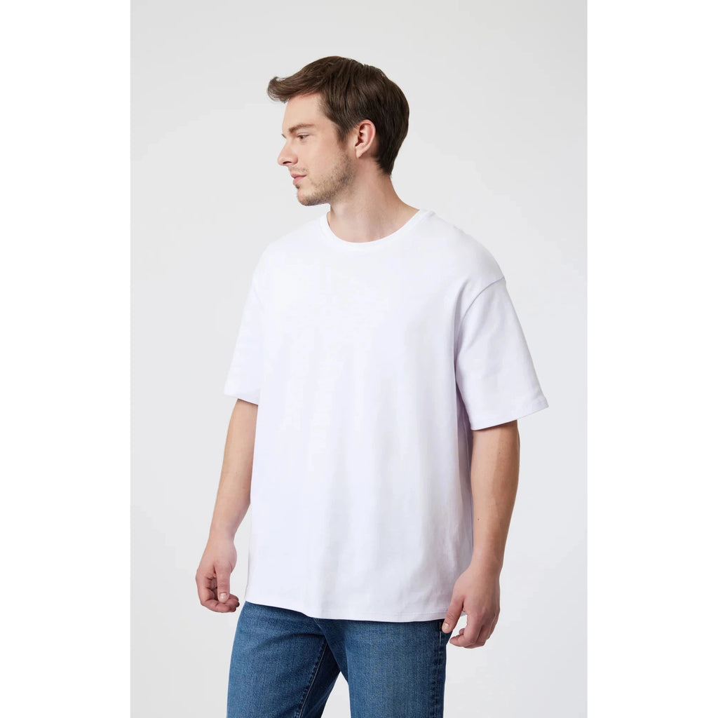 Drop Shoulder T-Shirt - Mavi