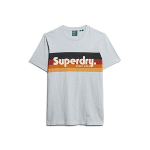 Cali Striped Logo T-Shirt - Superdry