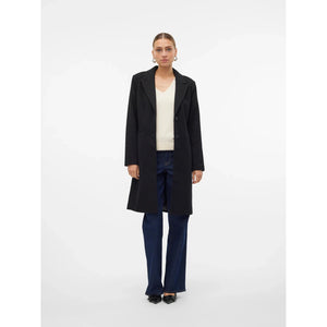 Blaza Herringbone Long Coat - Vero Moda