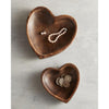 Brown Wooden Heart Bowl Sm - Creative Brands