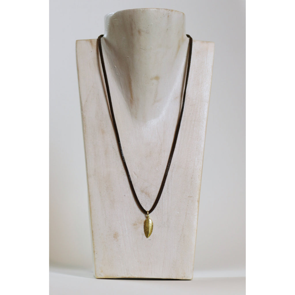 Small Feather Necklace - Freedom - Wall Street Clothing