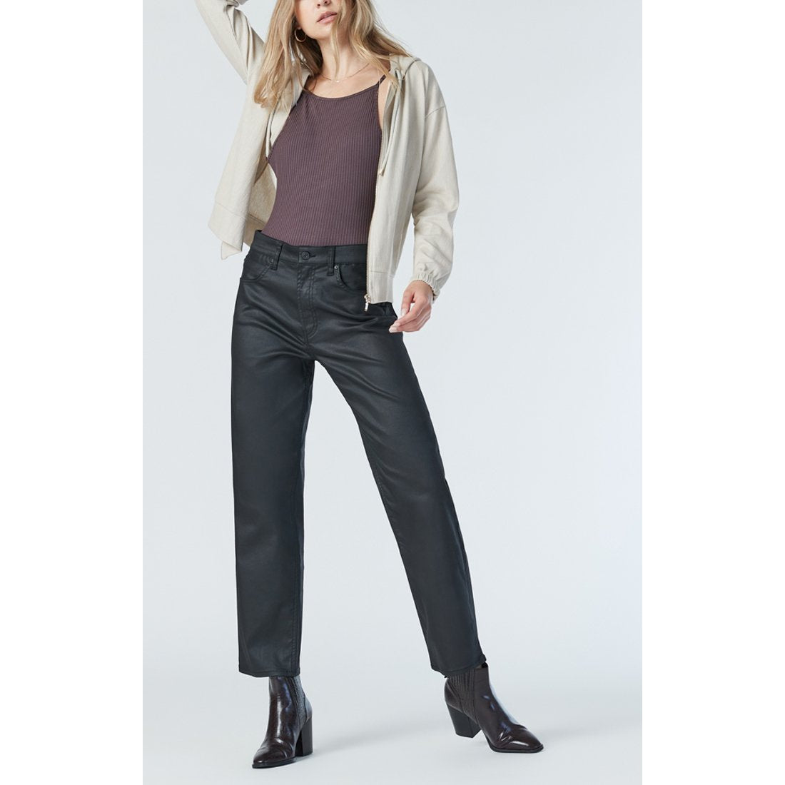 Barcelona Jeather Pant - Mavi - Wall Street Clothing