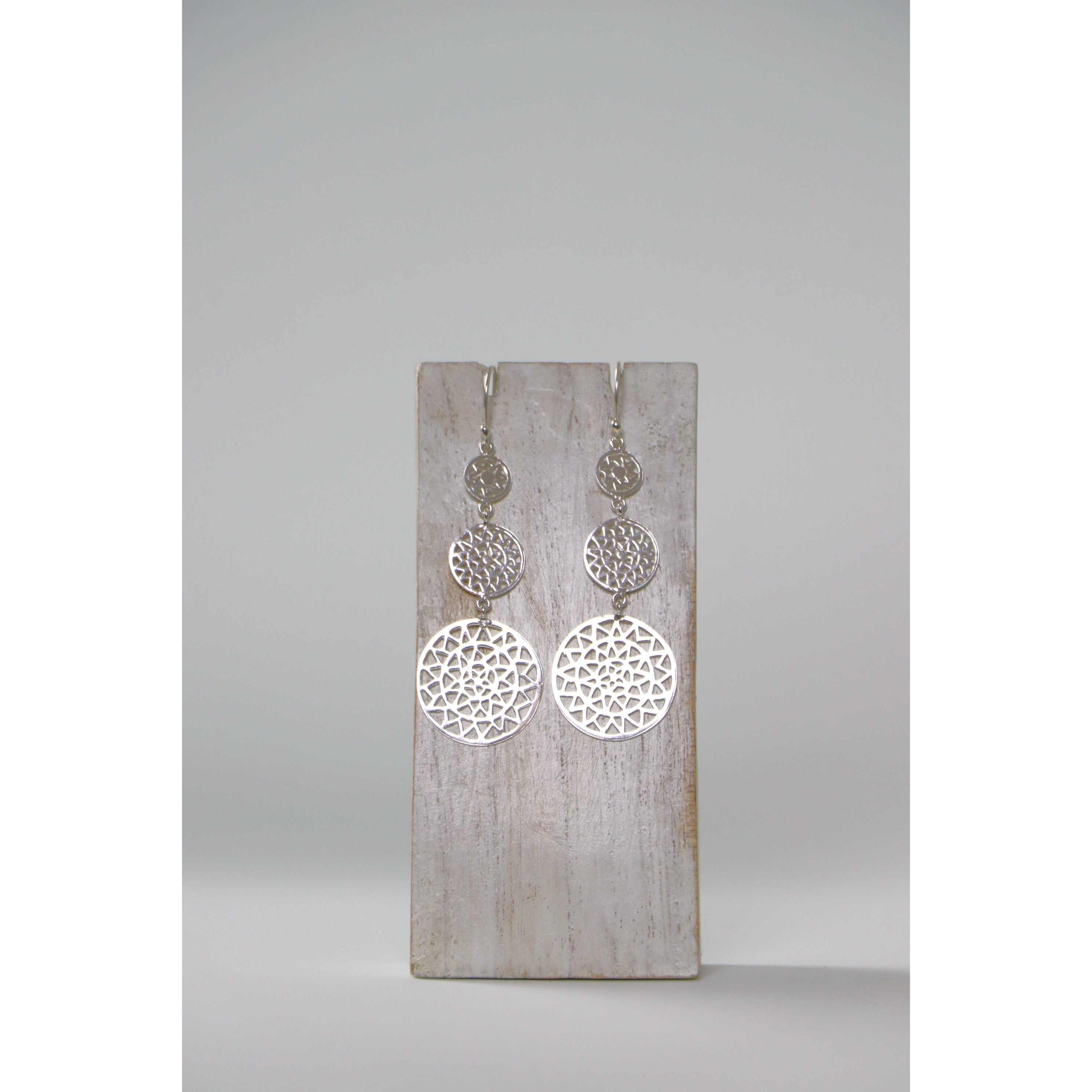 Starburst Long Earring - Freedom - Wall Street Clothing