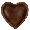 Brown Wooden Heart Bowl Sm - Creative Brands